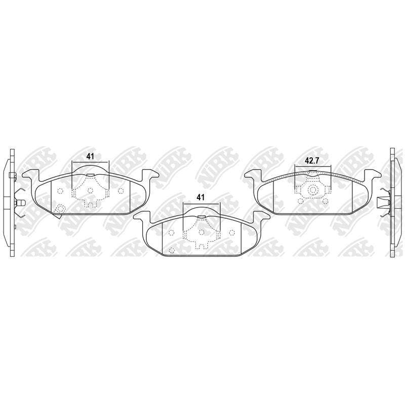 NIBK Pads PN0785