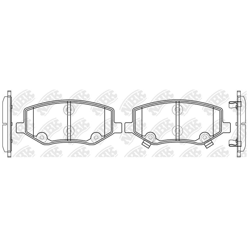 NIBK Pads PN0791