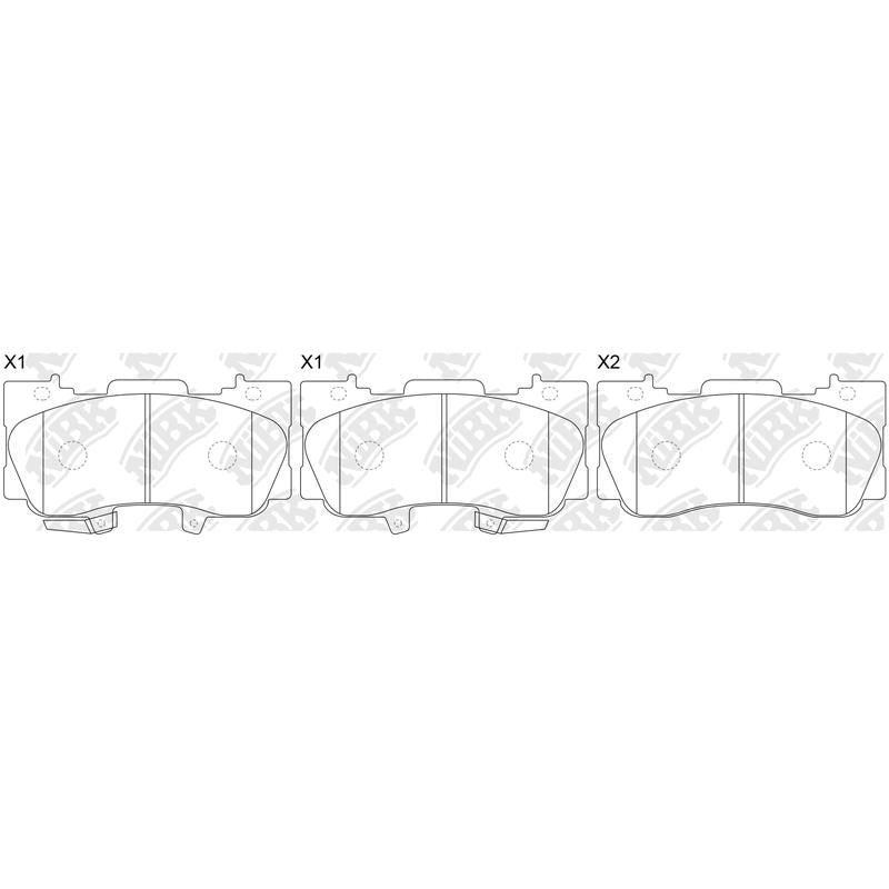 NIBK Pads PN0806