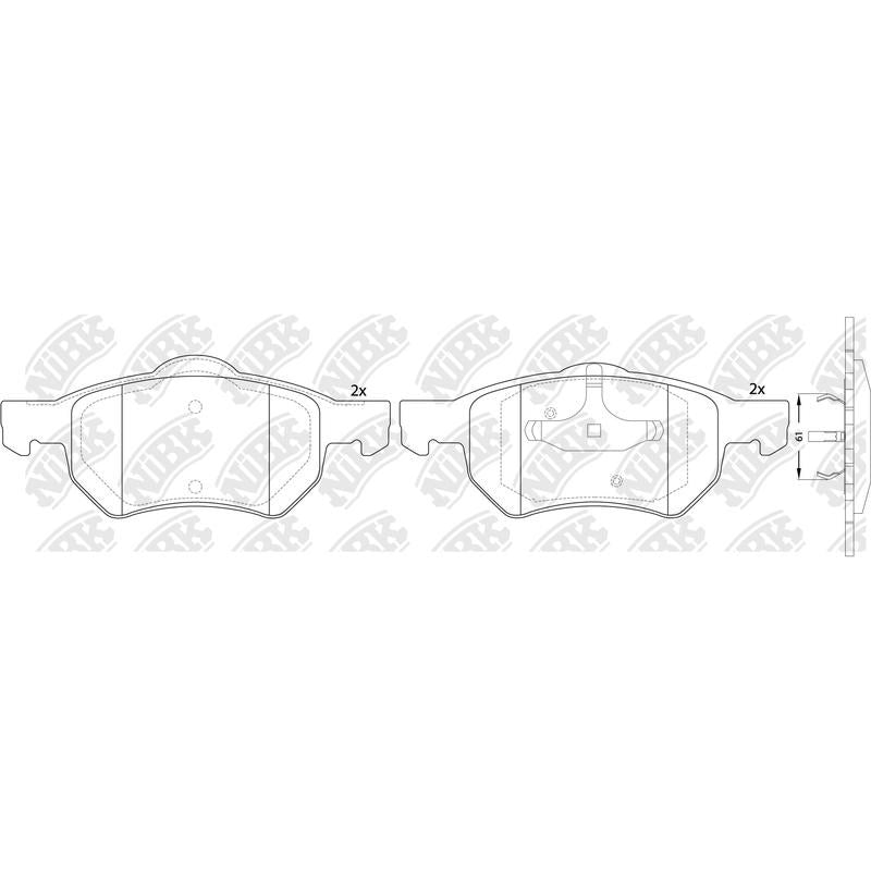 NIBK Pads PN0835