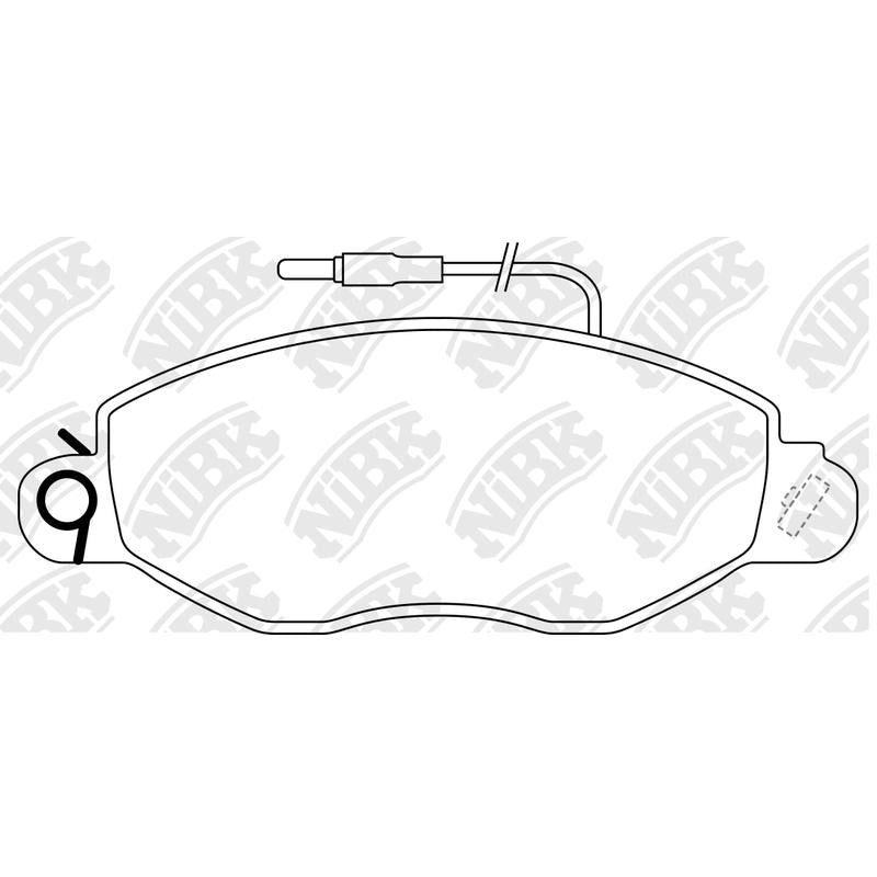 NIBK Pads PN0836W