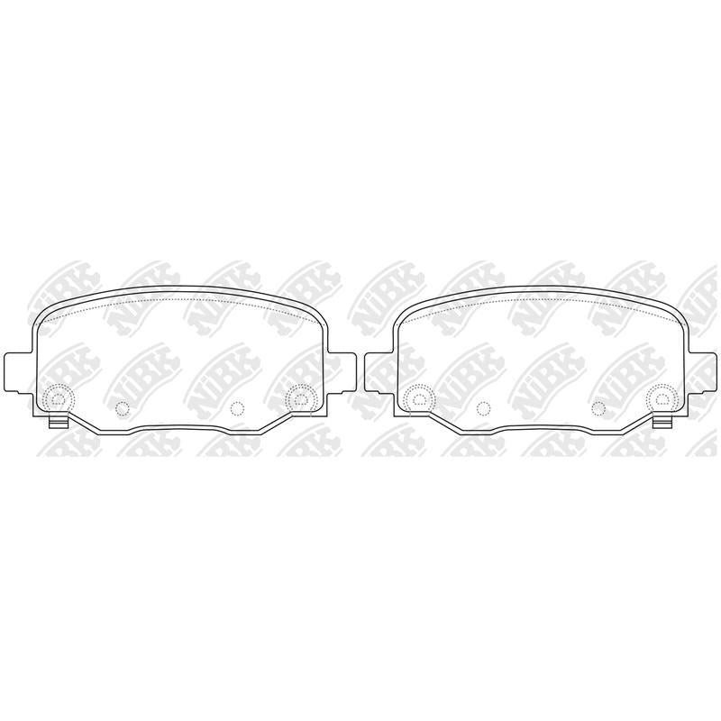 NIBK Pads PN0849