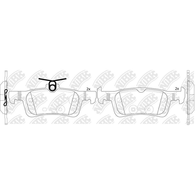 NIBK Pads PN0856