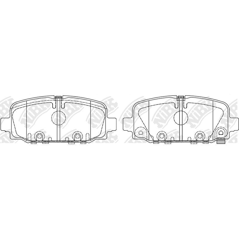 NIBK Pads PN0870