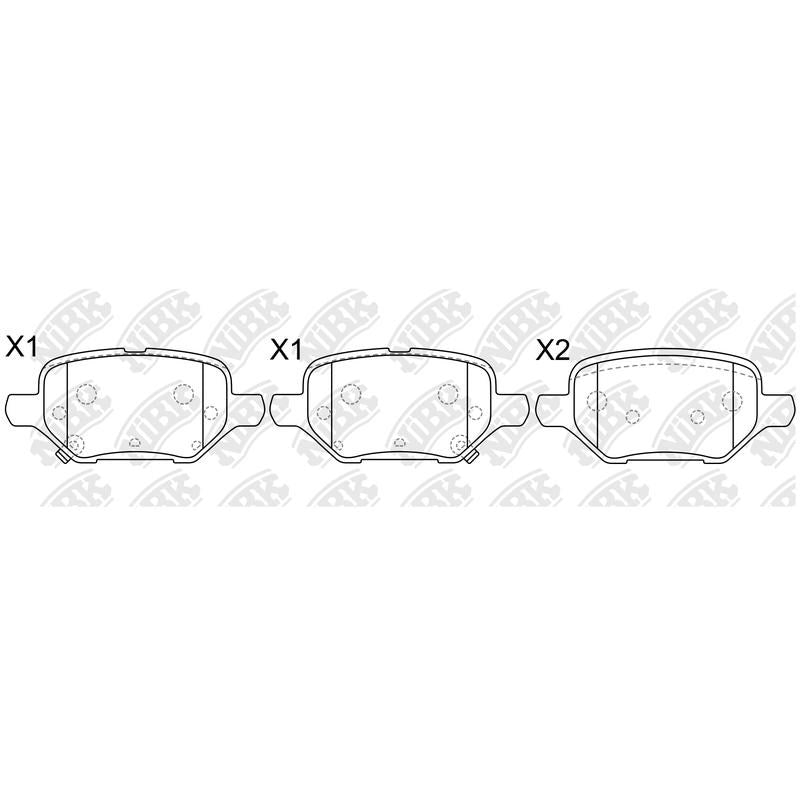 NIBK Pads PN0897
