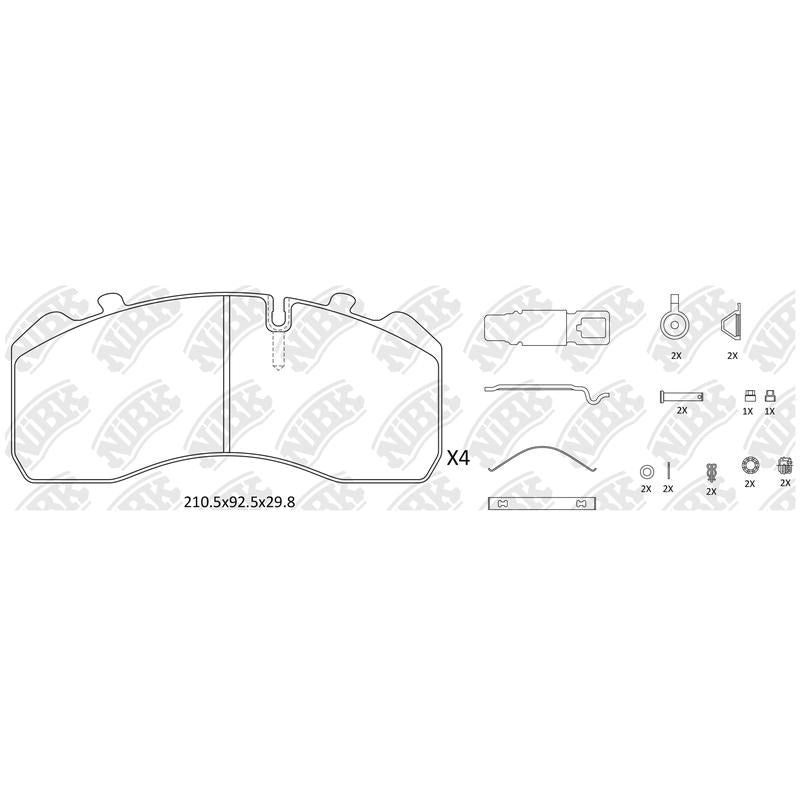 NIBK Pads PN0909
