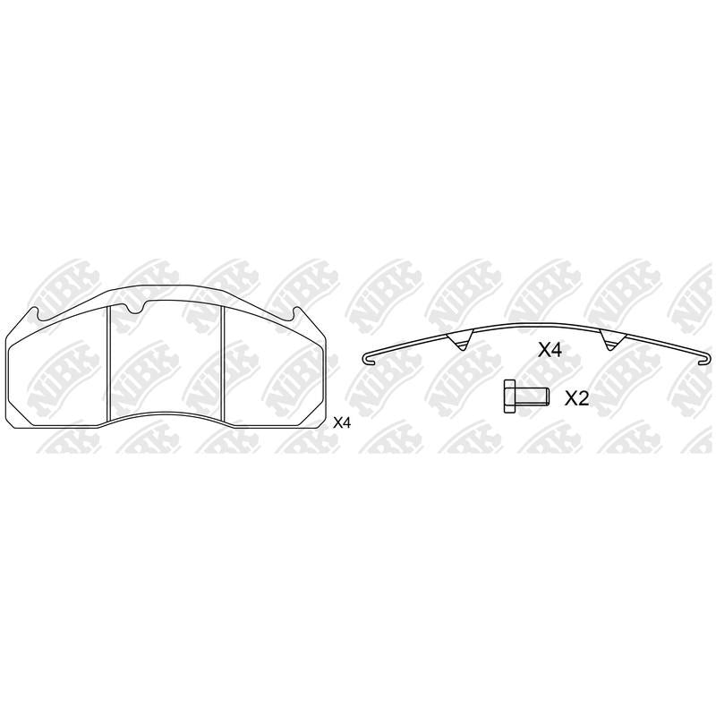 NIBK Pads PN0915