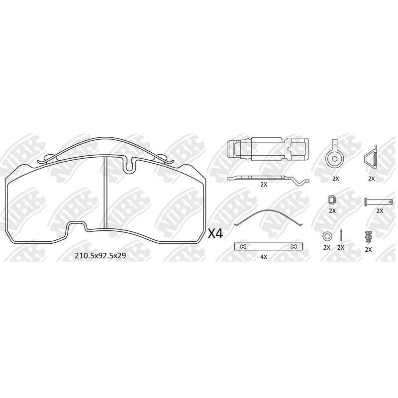 NIBK Pads PN0916