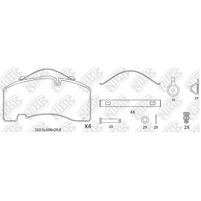 NIBK Pads PN0917