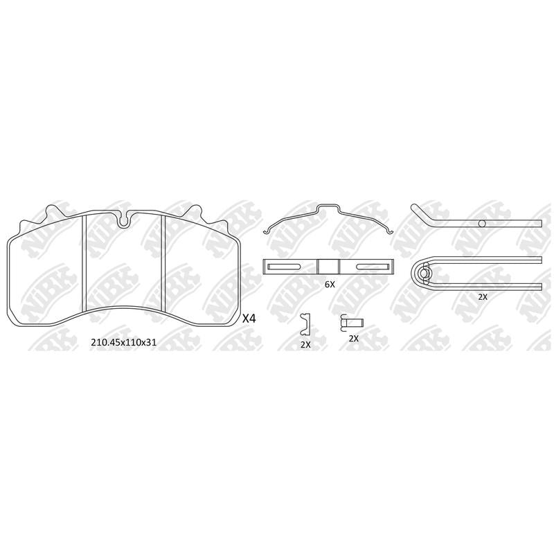 NIBK Pads PN0918