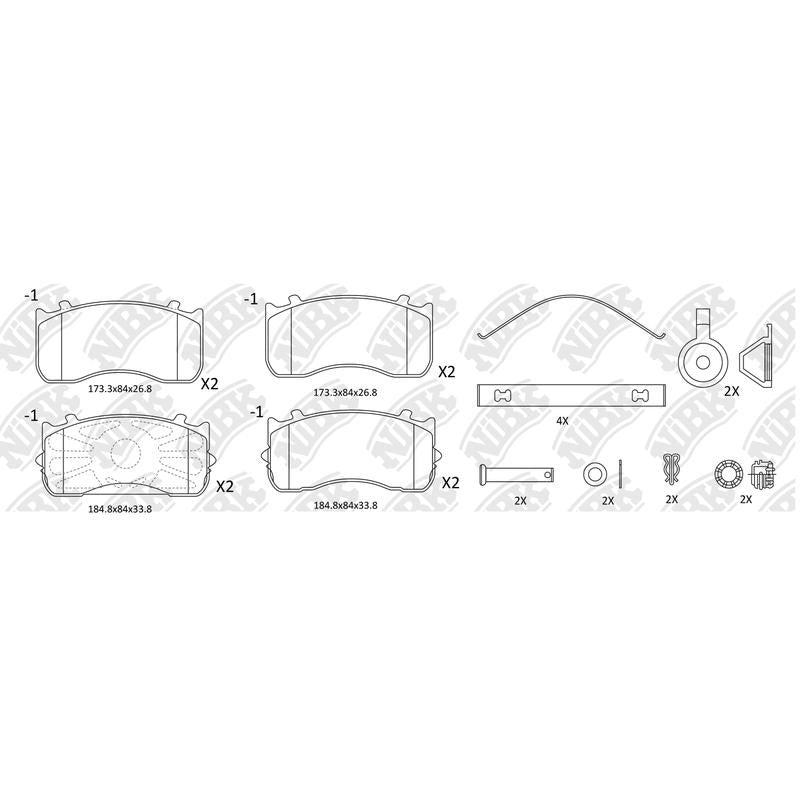 NIBK Pads PN0922