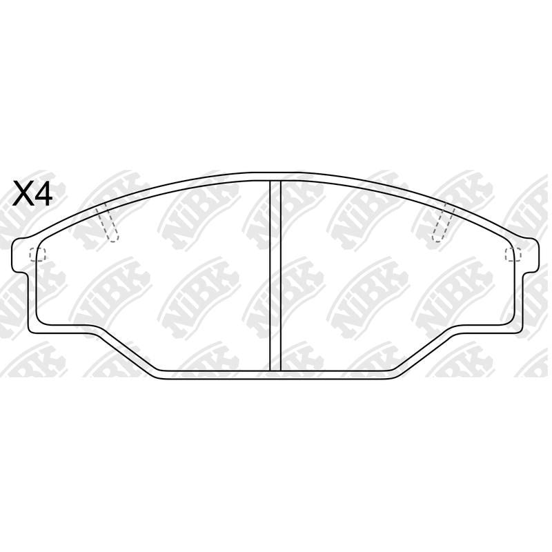 NIBK Pads PN1166
