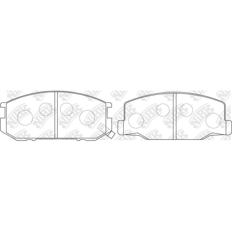 NIBK Pads PN1217