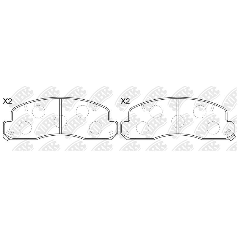 NIBK Pads PN1388
