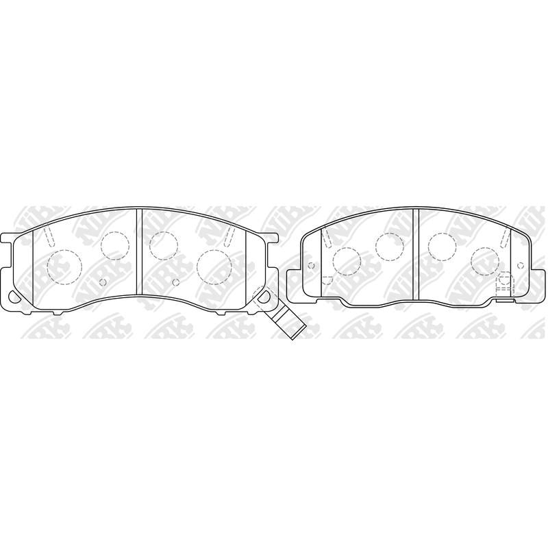 NIBK Pads PN1405