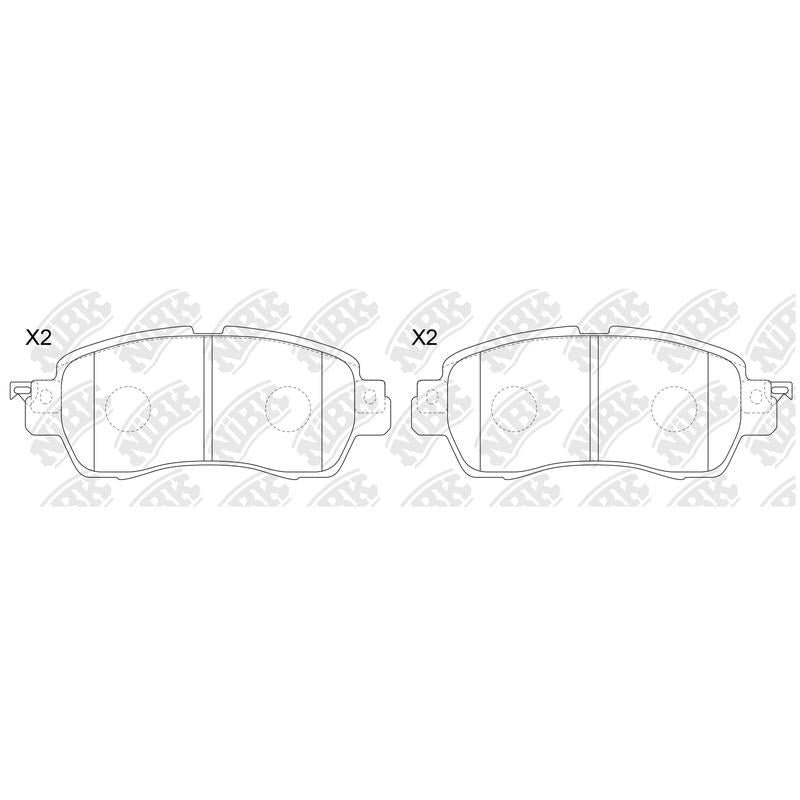 NIBK Pads PN1805