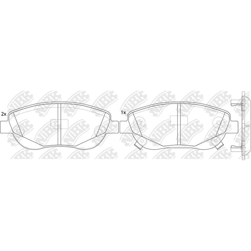 NIBK Pads PN1843