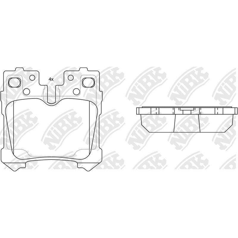 NIBK Pads PN1844