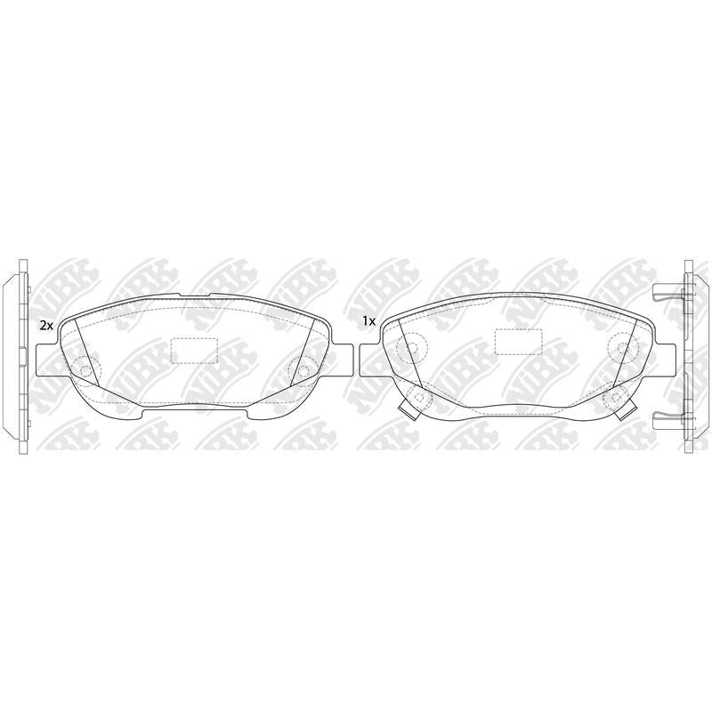 NIBK Pads PN1849