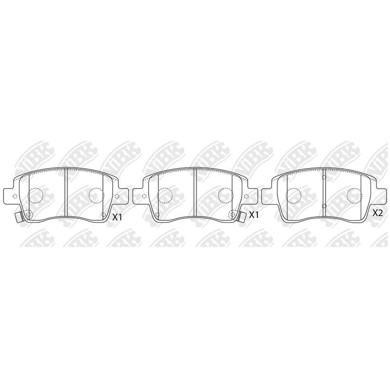NIBK Pads PN1853