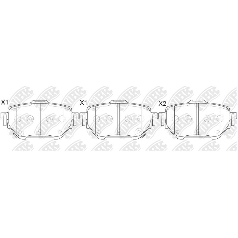 NIBK Pads PN1864