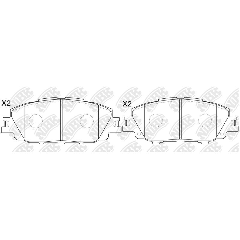 NIBK Pads PN1866