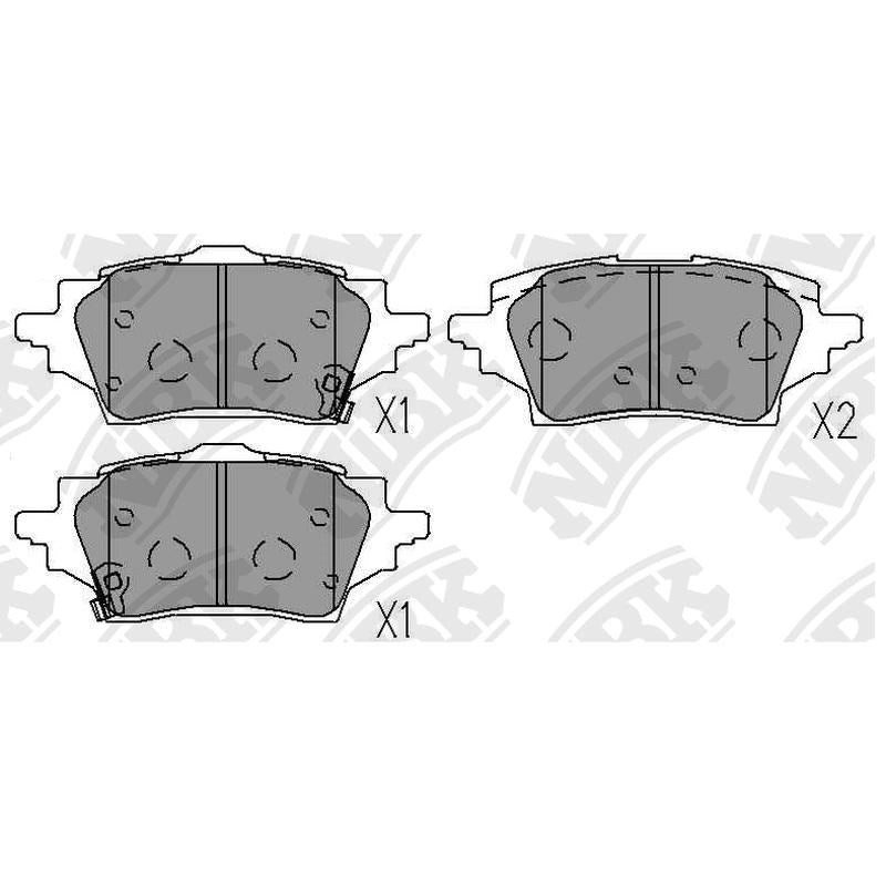 NIBK Pads PN1867