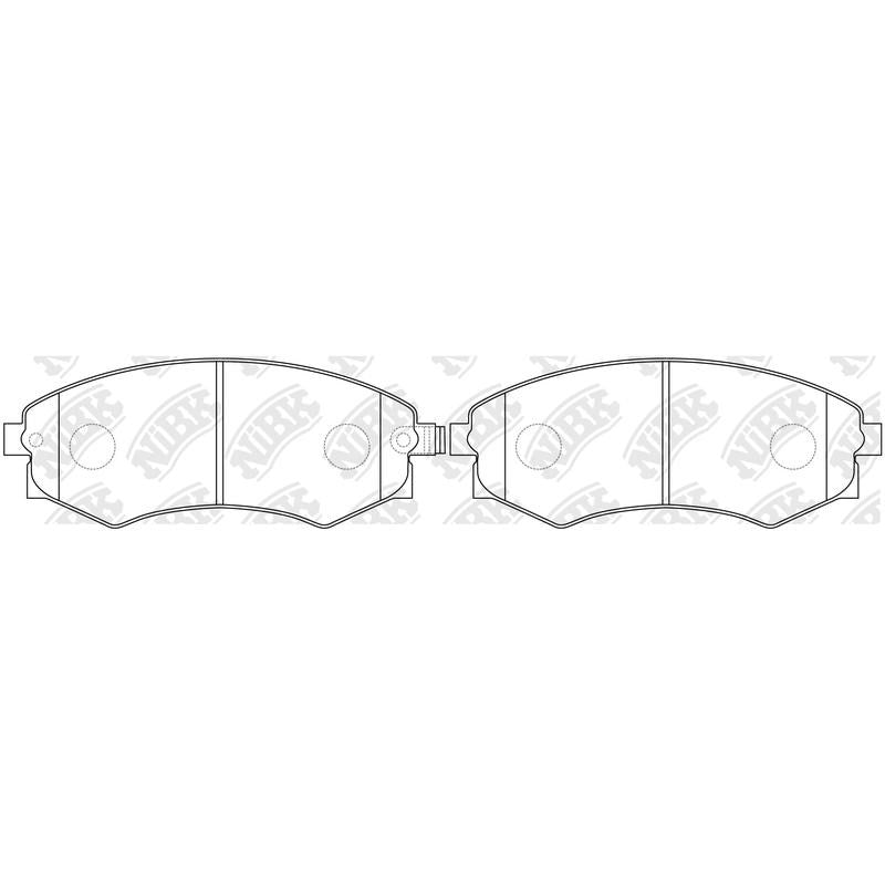 NIBK Pads PN2245