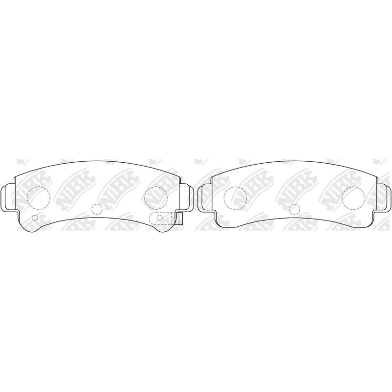 NIBK Pads PN2283