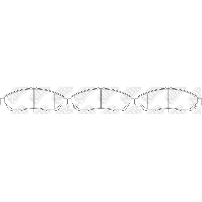 NIBK Pads PN28001