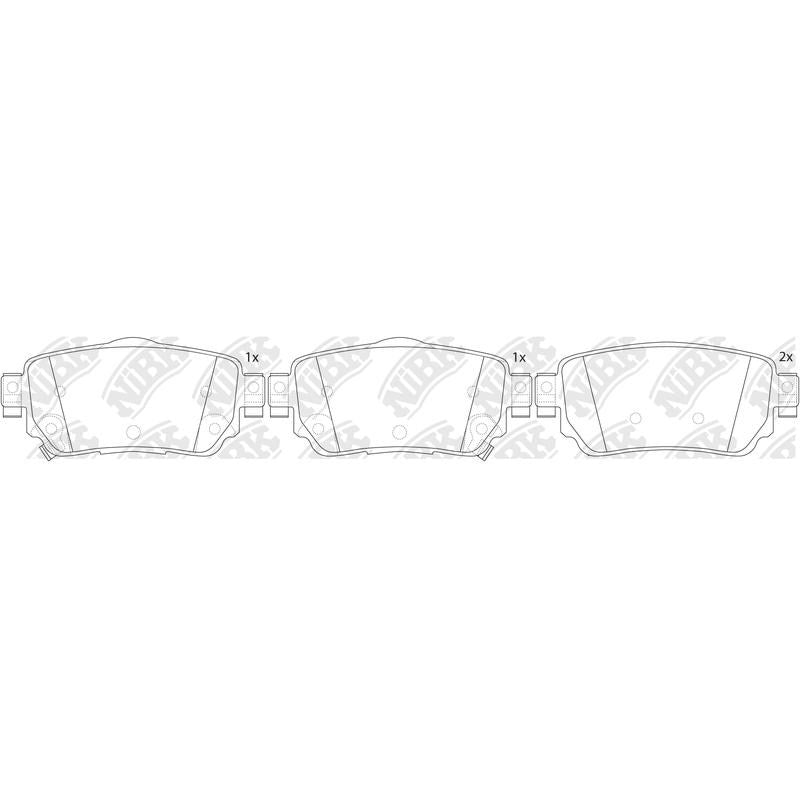 NIBK Pads PN2806
