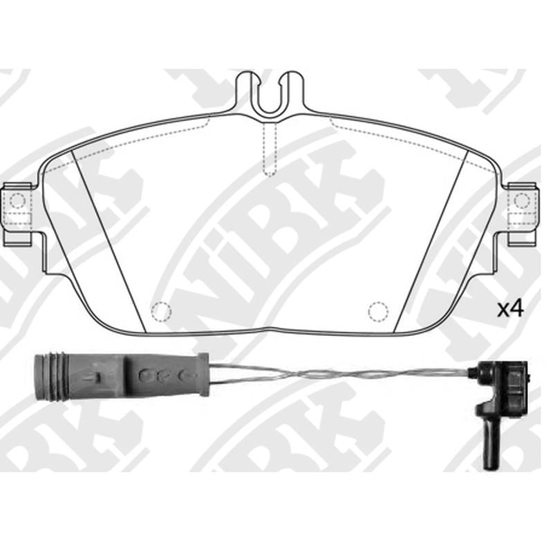 NIBK Pads PN31009W