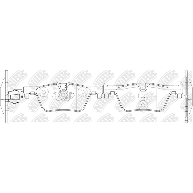 NIBK Pads PN32002