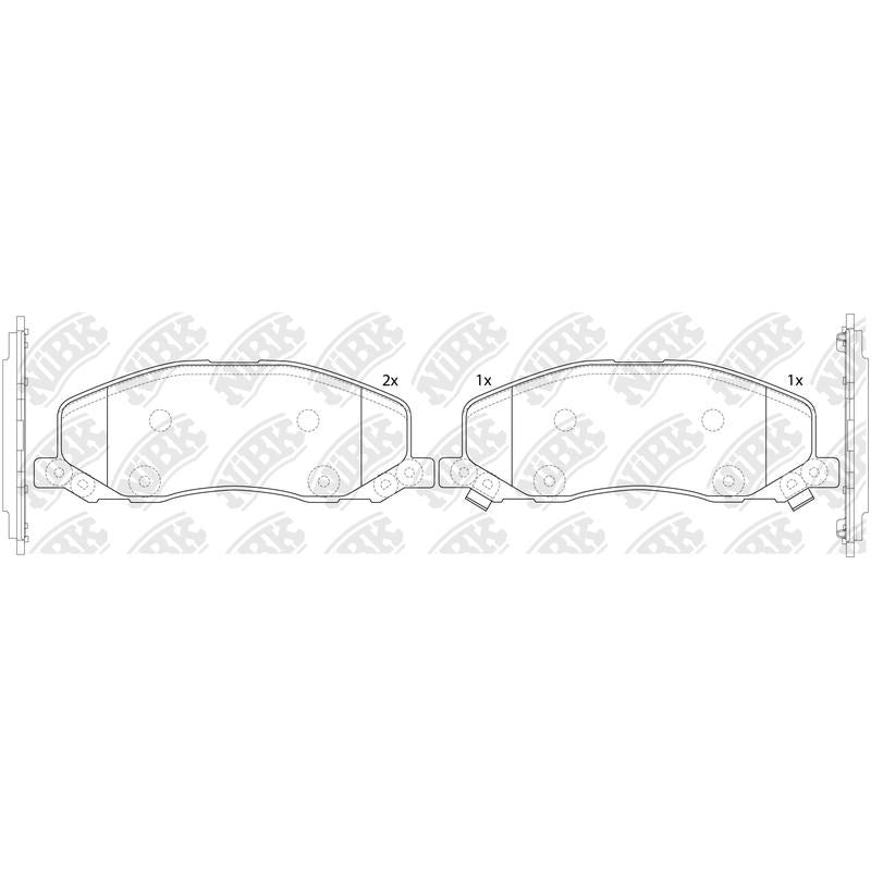 NIBK Pads PN34001