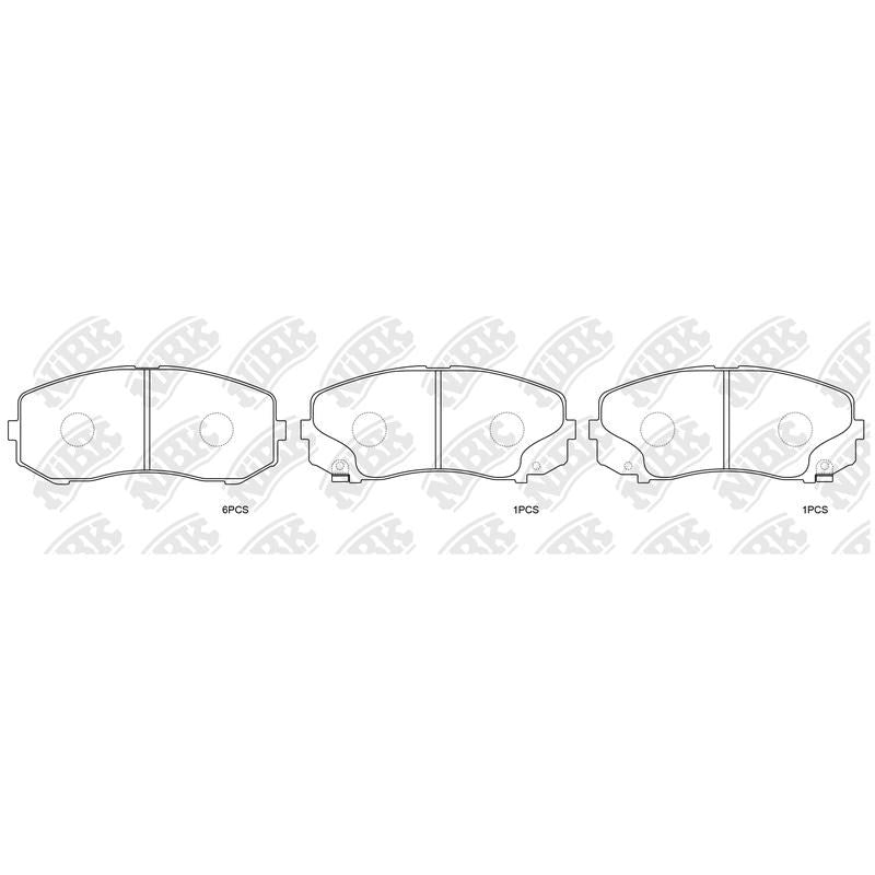 NIBK Pads PN3571