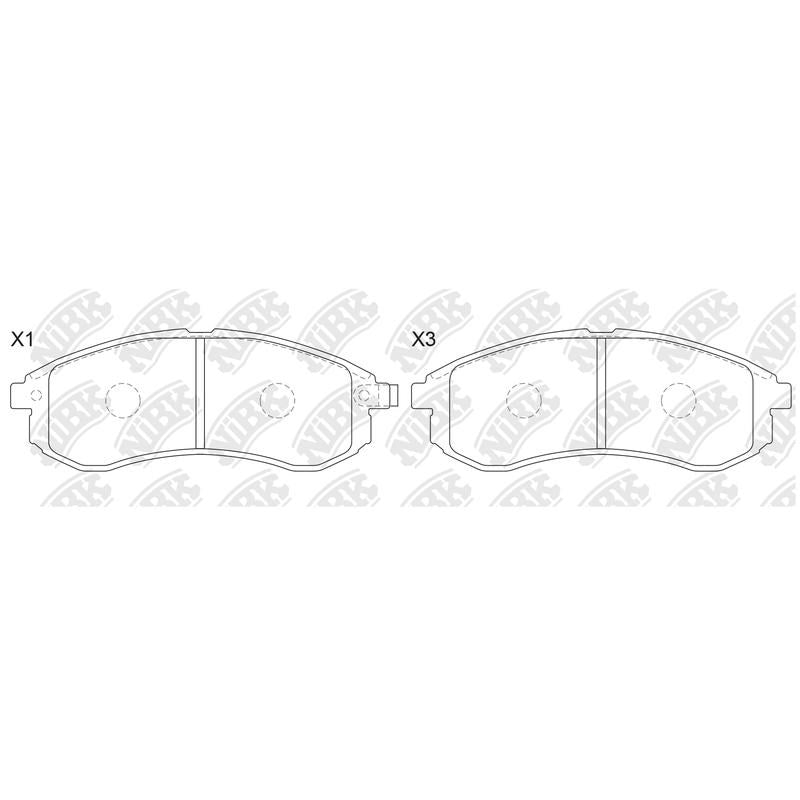 NIBK Pads PN3808