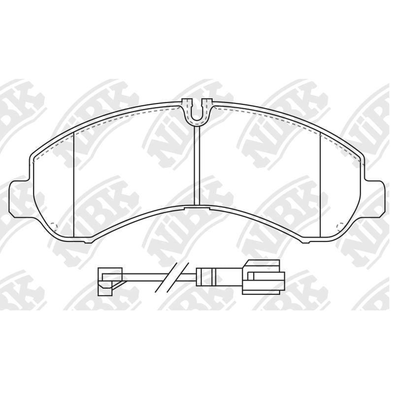 NIBK Pads PN3811W