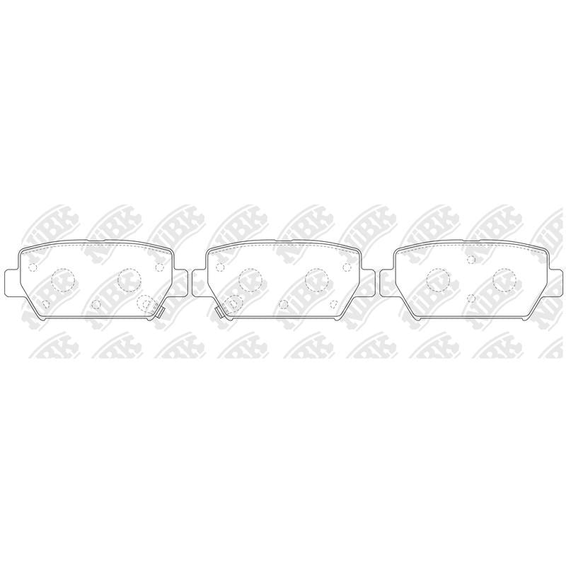 NIBK Pads PN3814