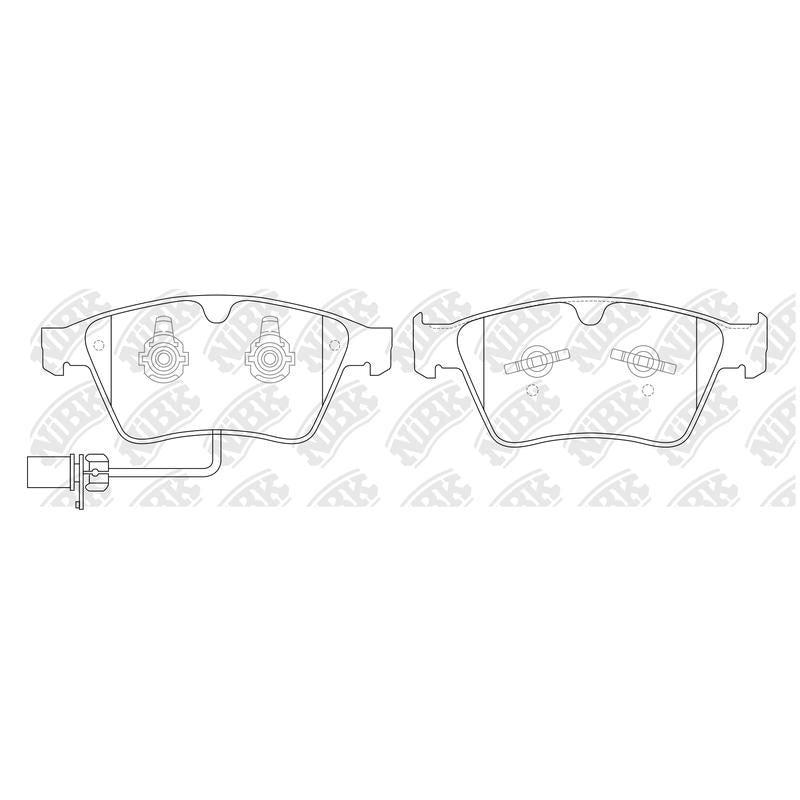 NIBK Pads PN40003W