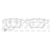 NIBK Pads PN40003W