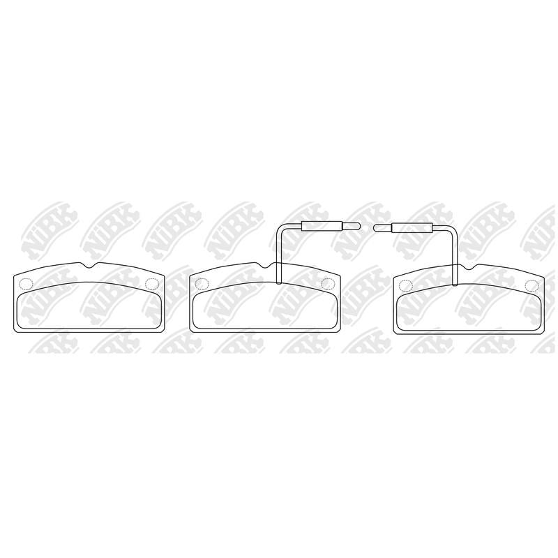 NIBK Pads PN42003W