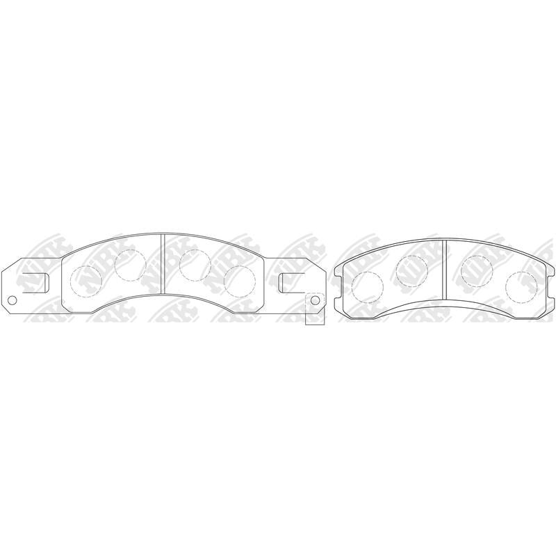 NIBK Pads PN4287