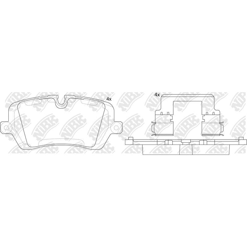 NIBK Pads PN47001
