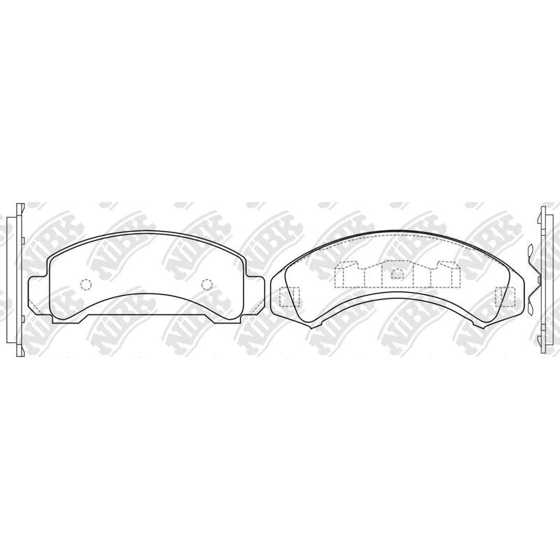 NIBK Pads PN51002