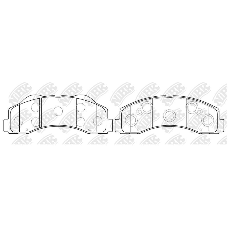 NIBK Pads PN51003