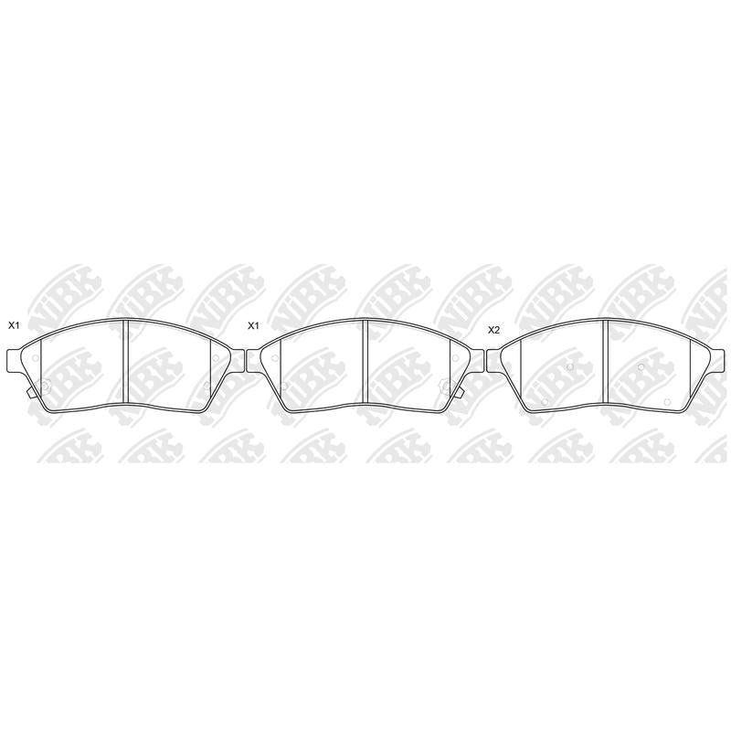 NIBK Pads PN51006