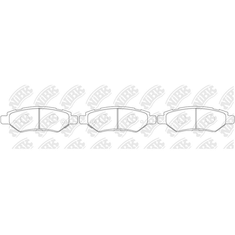 NIBK Pads PN51007