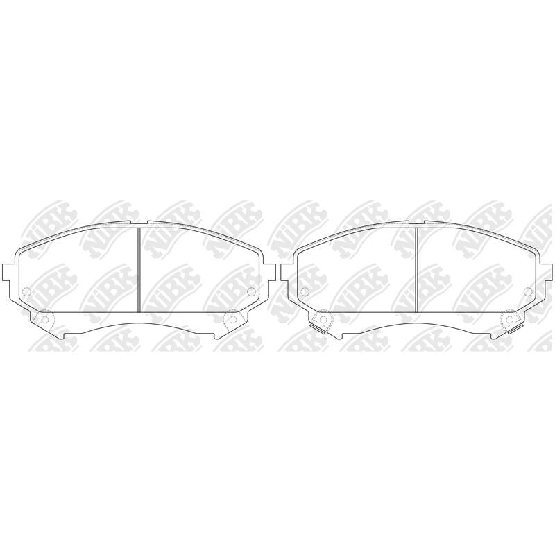 NIBK Pads PN51008
