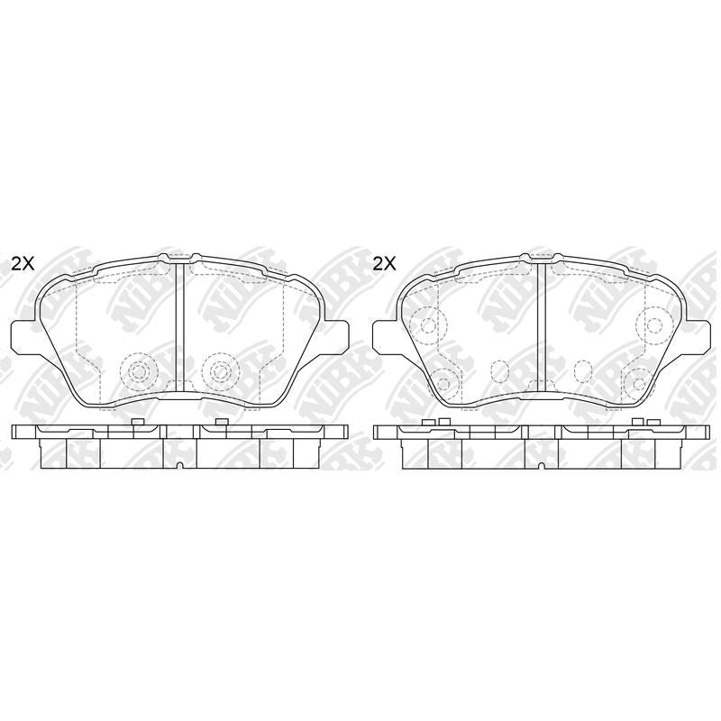 NIBK Pads PN51010