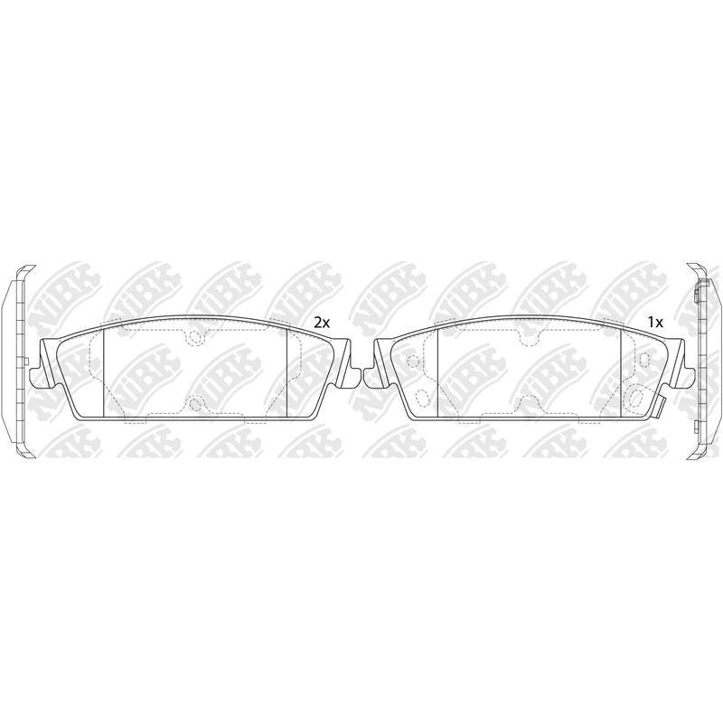 NIBK Pads PN51013